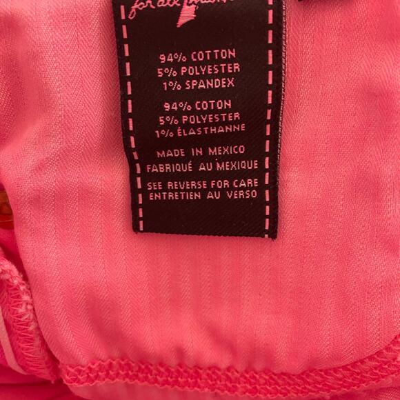 7 For All Mankind Pink High Waist Slim Kick Jean, NEW  Size 28 - Picture 8 of 9